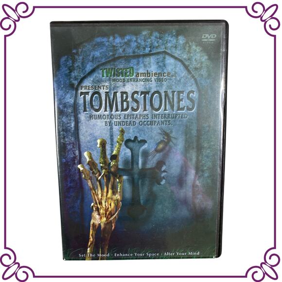 Tombstones Humorours Epitaphs Interrupted by Undead Occupants Halloween DVD - Picture 1 of 6